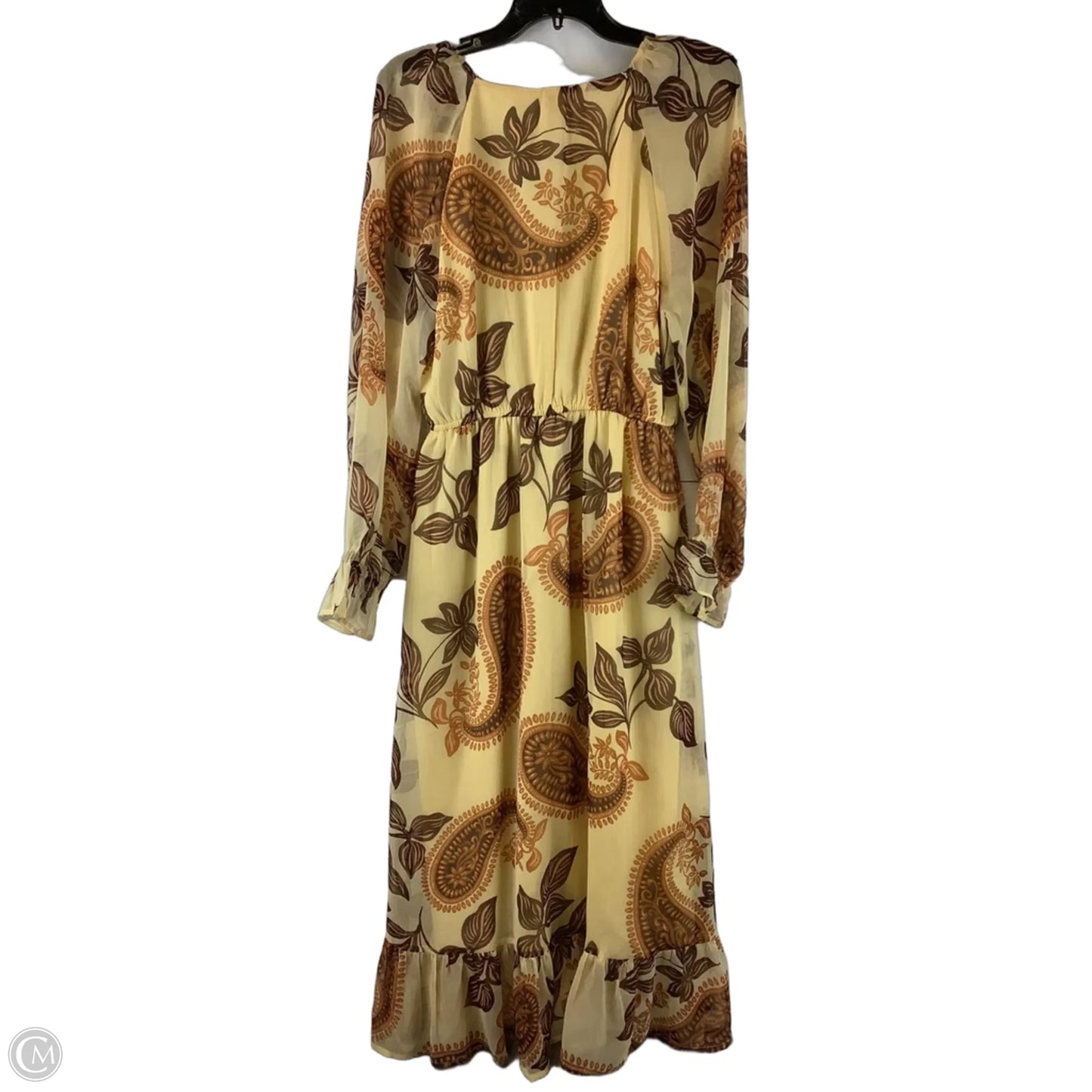 Dress Casual Maxi By Patrons Of Peace In Cream, Size: L