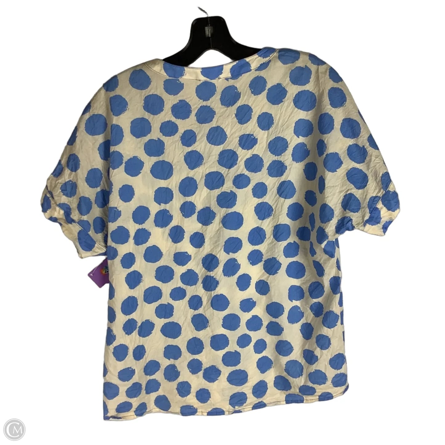 Top Short Sleeve By Jodifl In Blue, Size: S