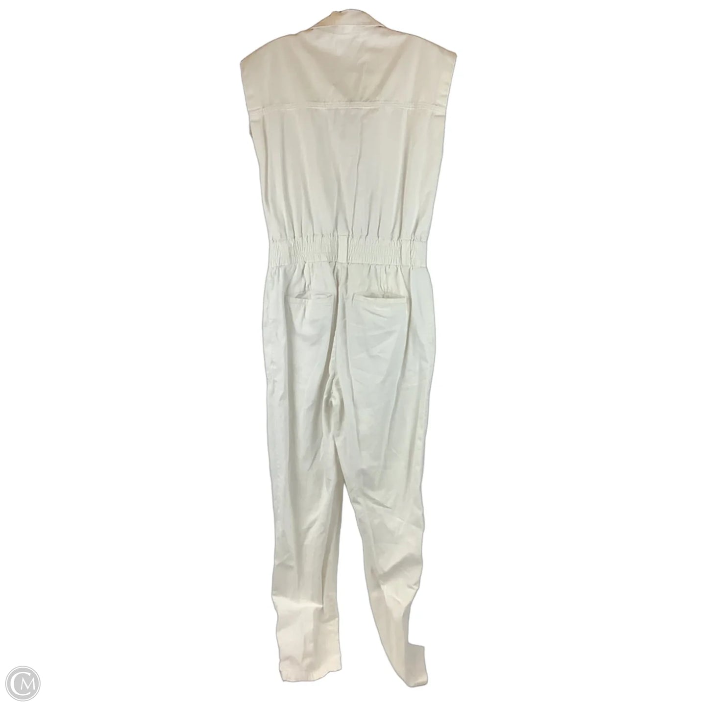 Jumpsuit By Pistola In White Denim, Size: S
