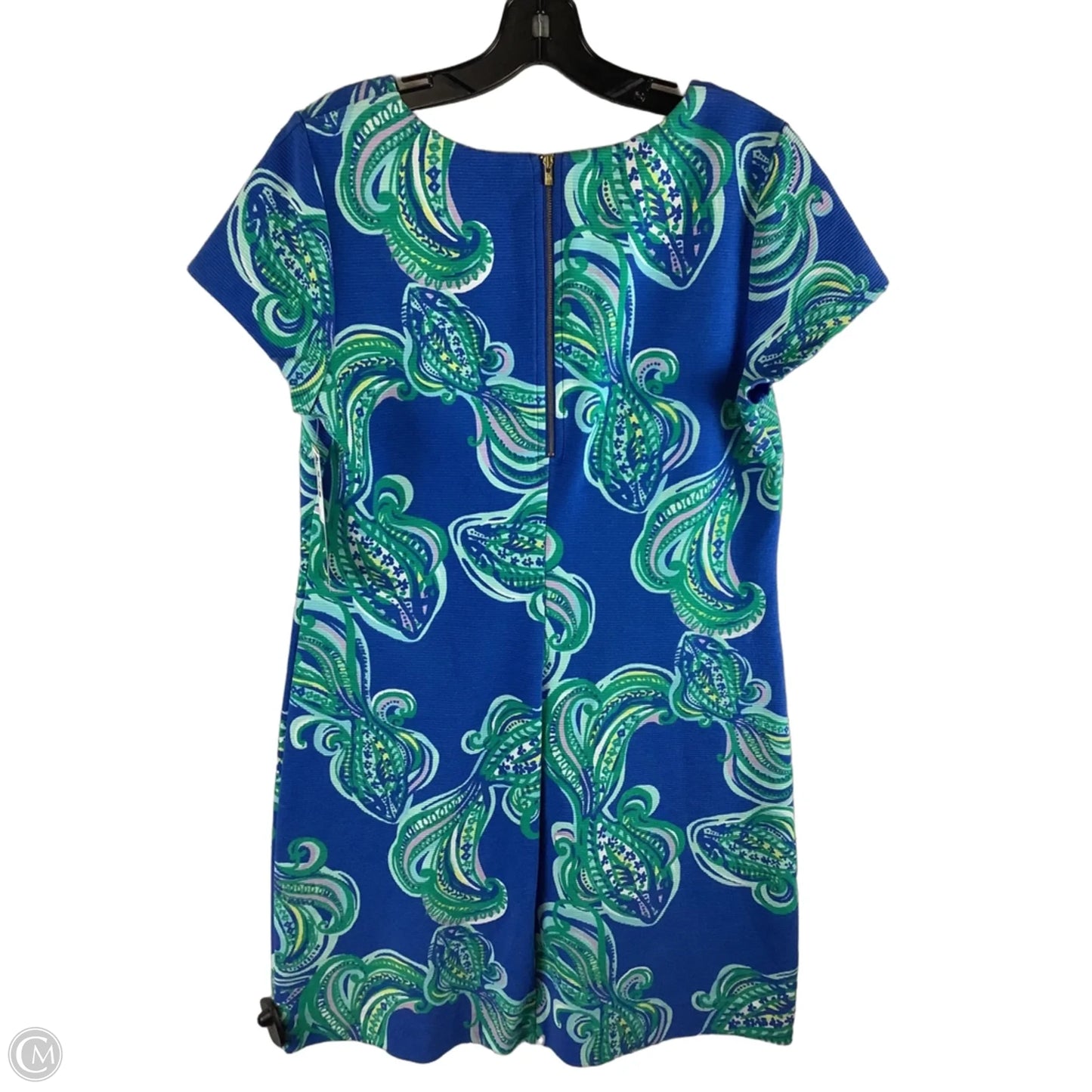 Dress Designer By Lilly Pulitzer In Blue & Green, Size: L