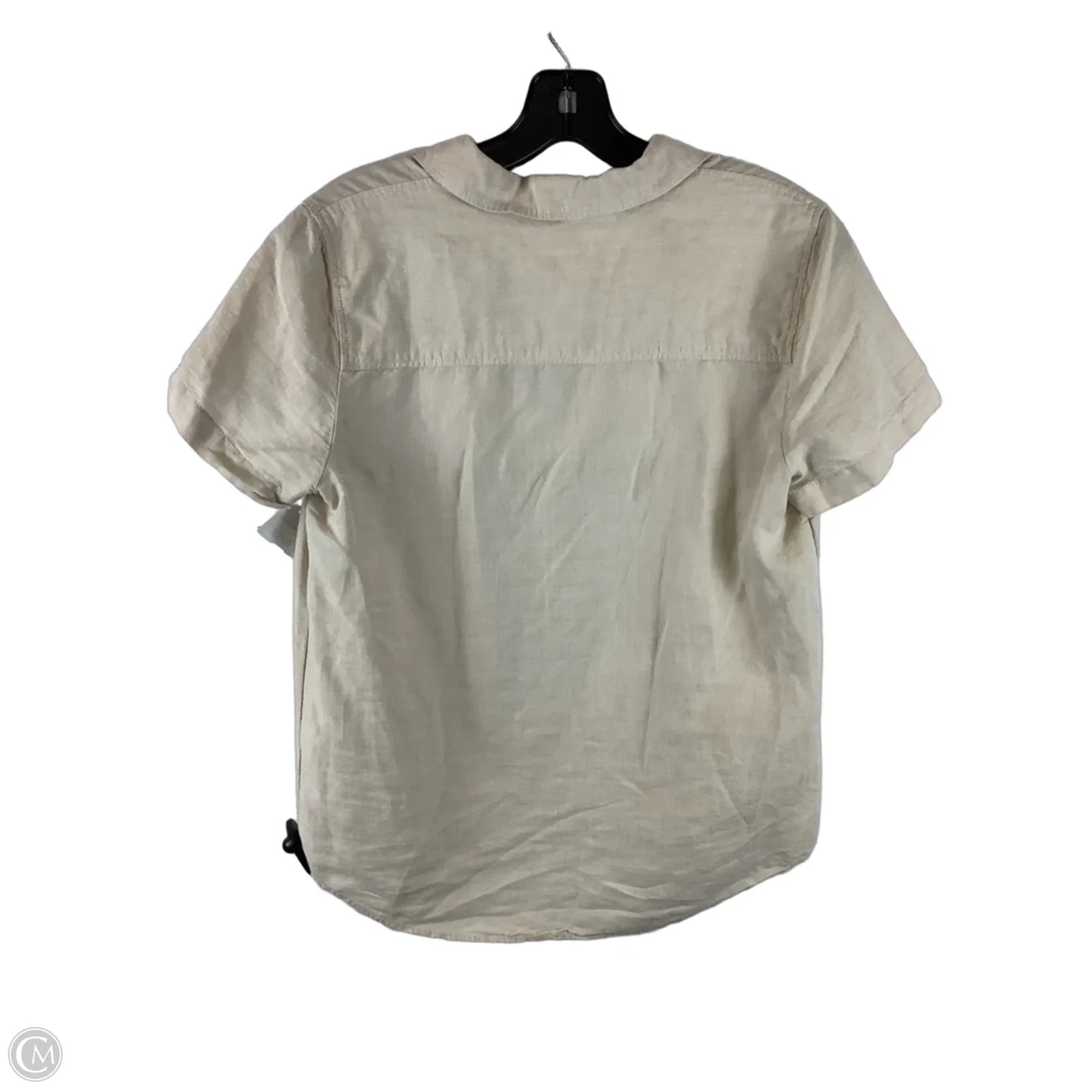 Top Short Sleeve By J. Crew In Cream, Size: Xs