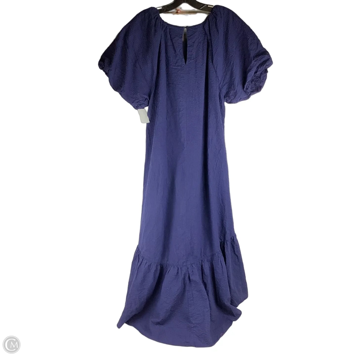 Dress Casual Midi By Cmc In Navy, Size: M