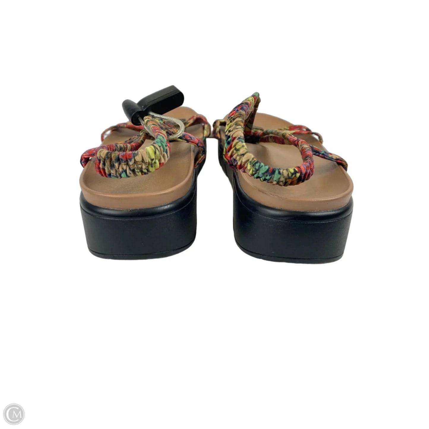 Sandals Heels Kitten By Alegria In Tan, Size: 9.5