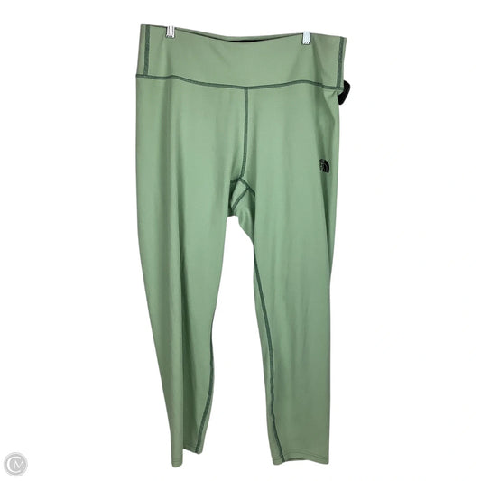Athletic Leggings By The North Face In Green, Size: 2x