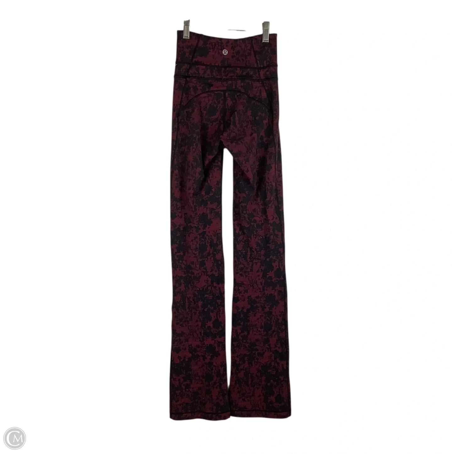 Athletic Leggings By Lululemon In Red, Size: 2