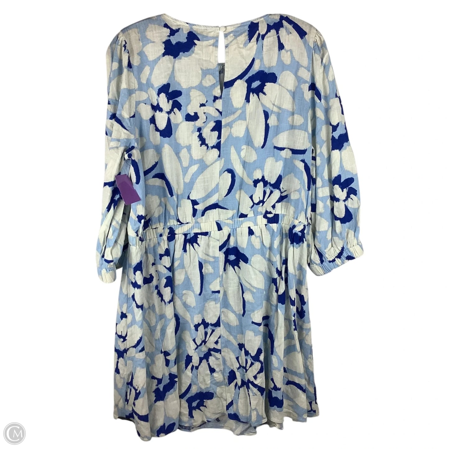 Dress Casual Midi By Loft In Blue, Size: Lp