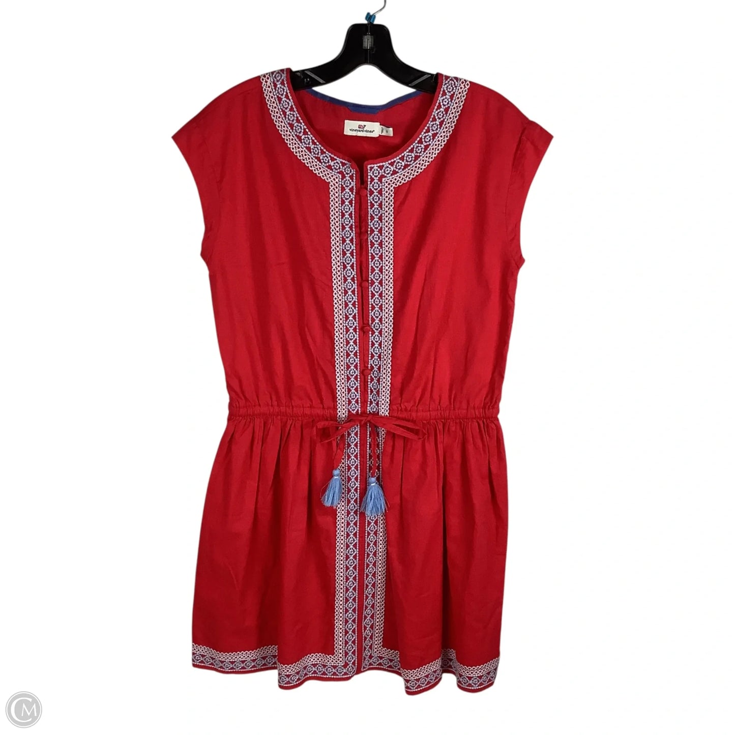Dress Casual Short By Vineyard Vines In Red, Size: S