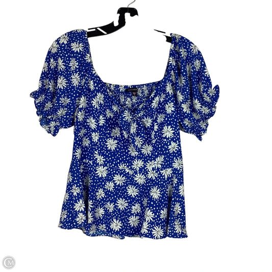 Top Sleeveless By Skies Are Blue In Blue, Size: S