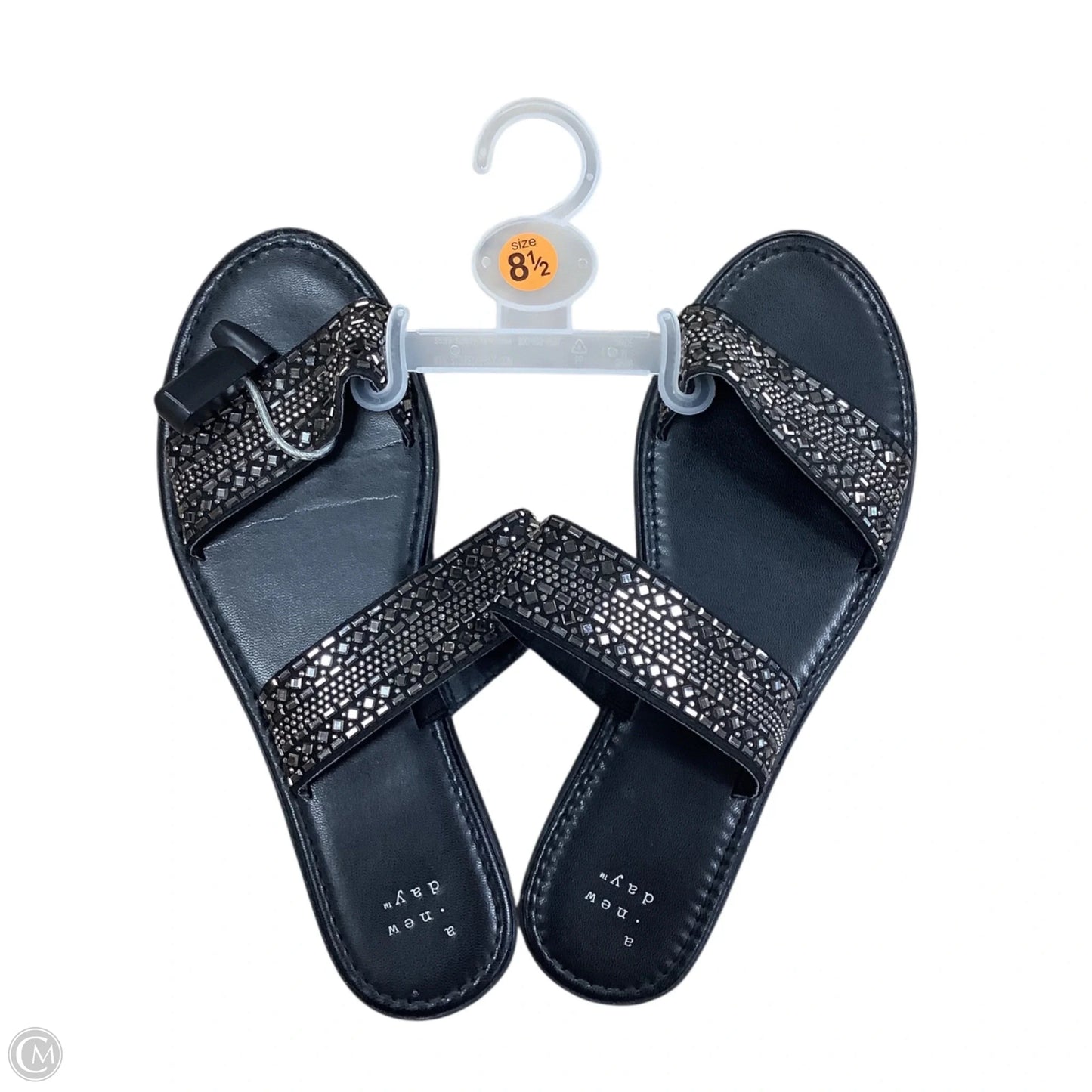 Sandals Flats By A New Day In Black, Size: 8.5