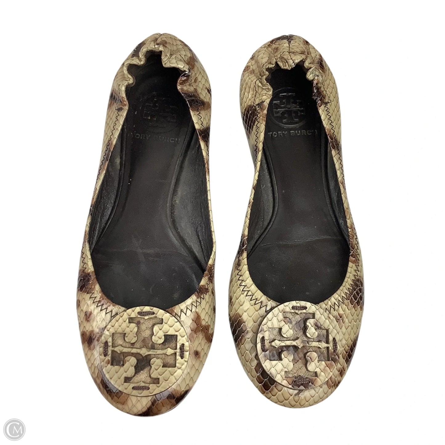 Shoes Designer By Tory Burch In Snakeskin Print, Size: 6.5