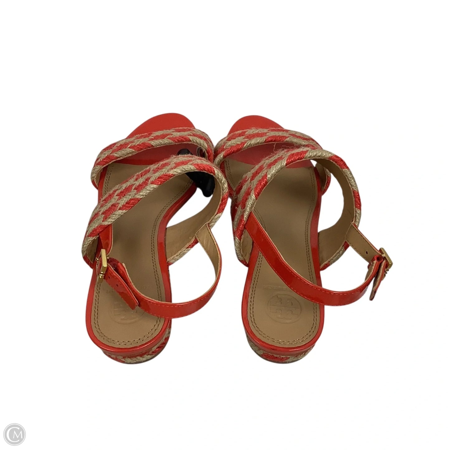 Shoes Designer By Tory Burch In Orange, Size: 9