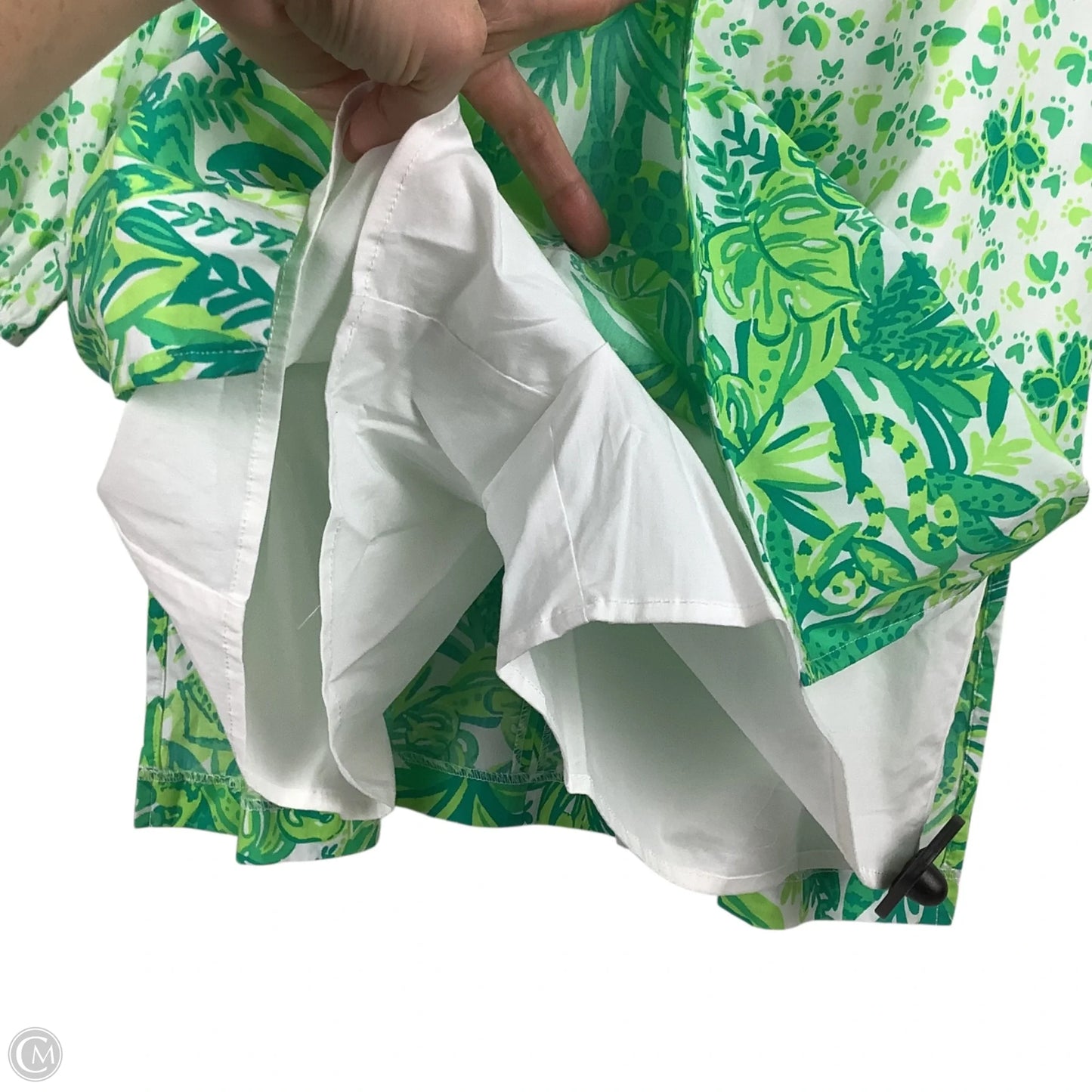 Romper Designer By Lilly Pulitzer In Green, Size: 4