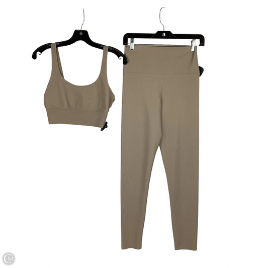 Athletic Pants 2pc By Beach Riot In Beige, Size: M