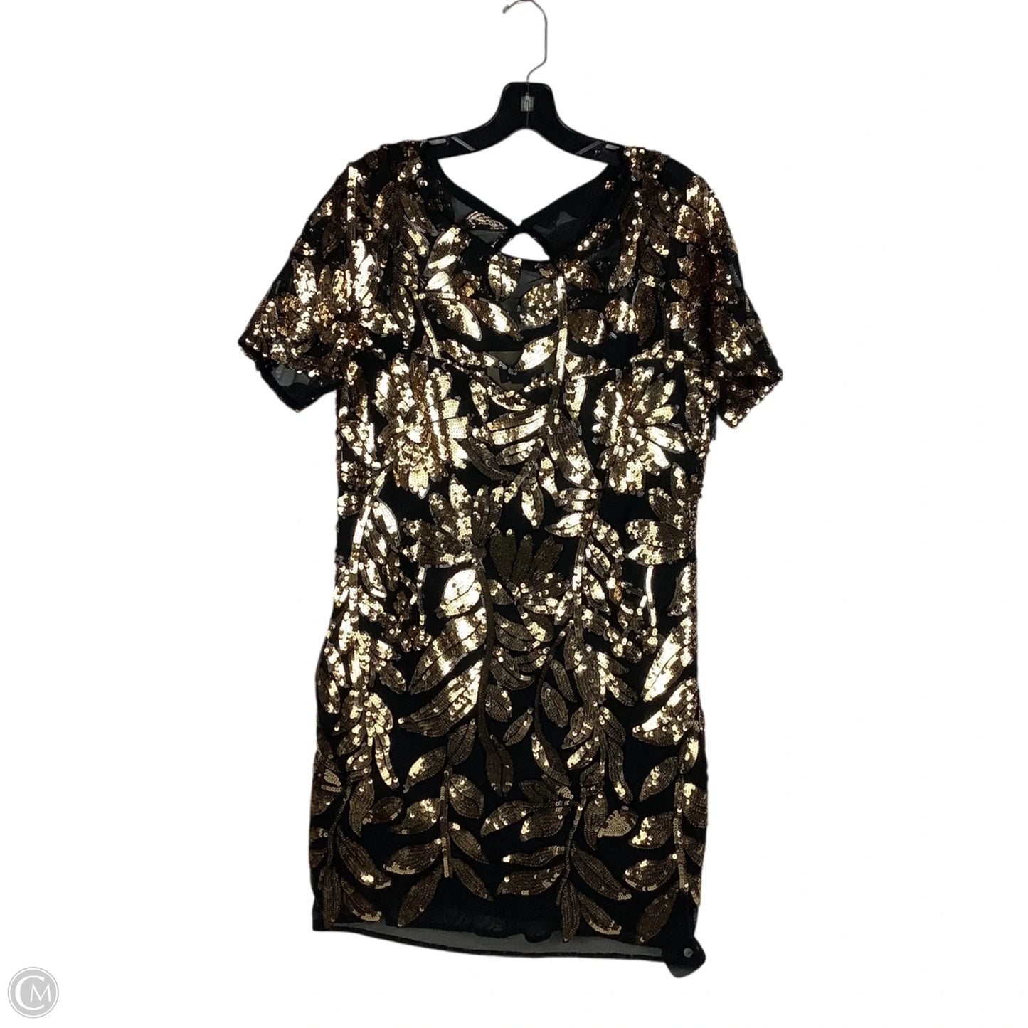 Dress Party Short By Maeve In Gold, Size: S