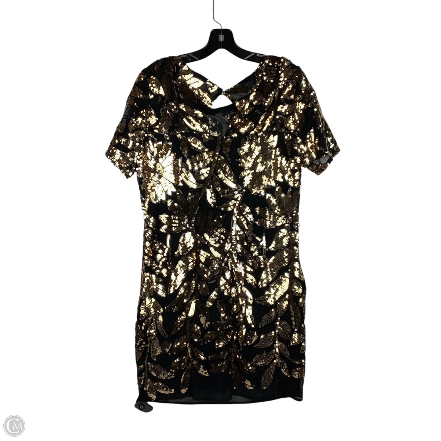 Dress Party Short By Maeve In Gold, Size: S