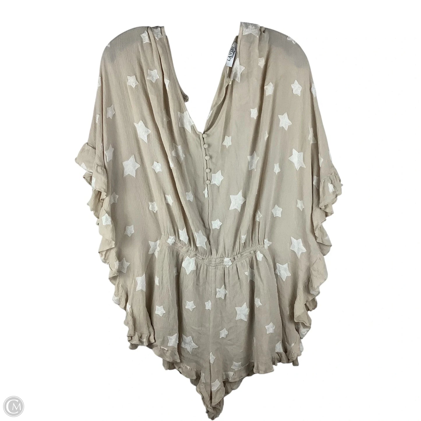 Romper By Lavish In Beige, Size: L