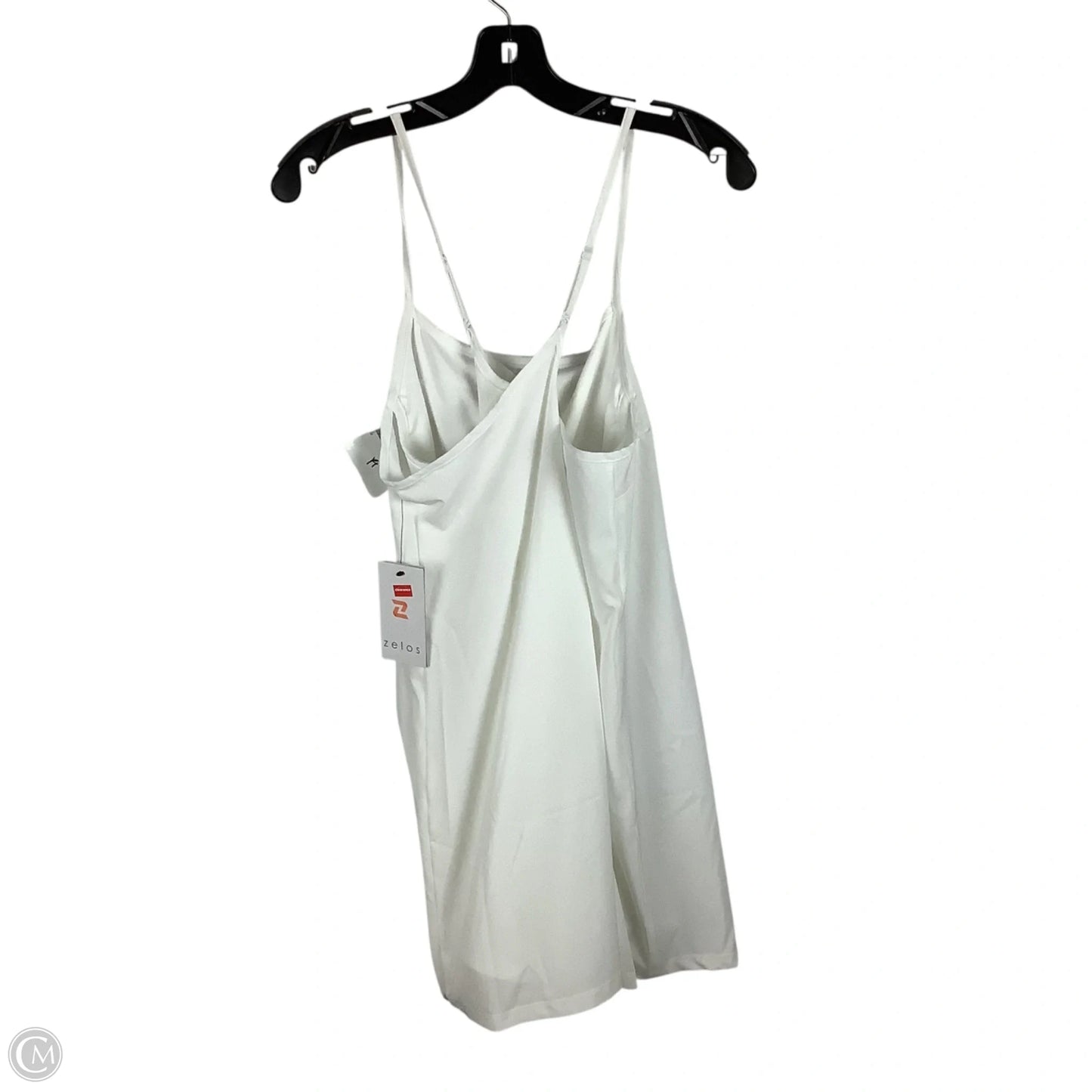 Athletic Dress By Zelos In White, Size: M