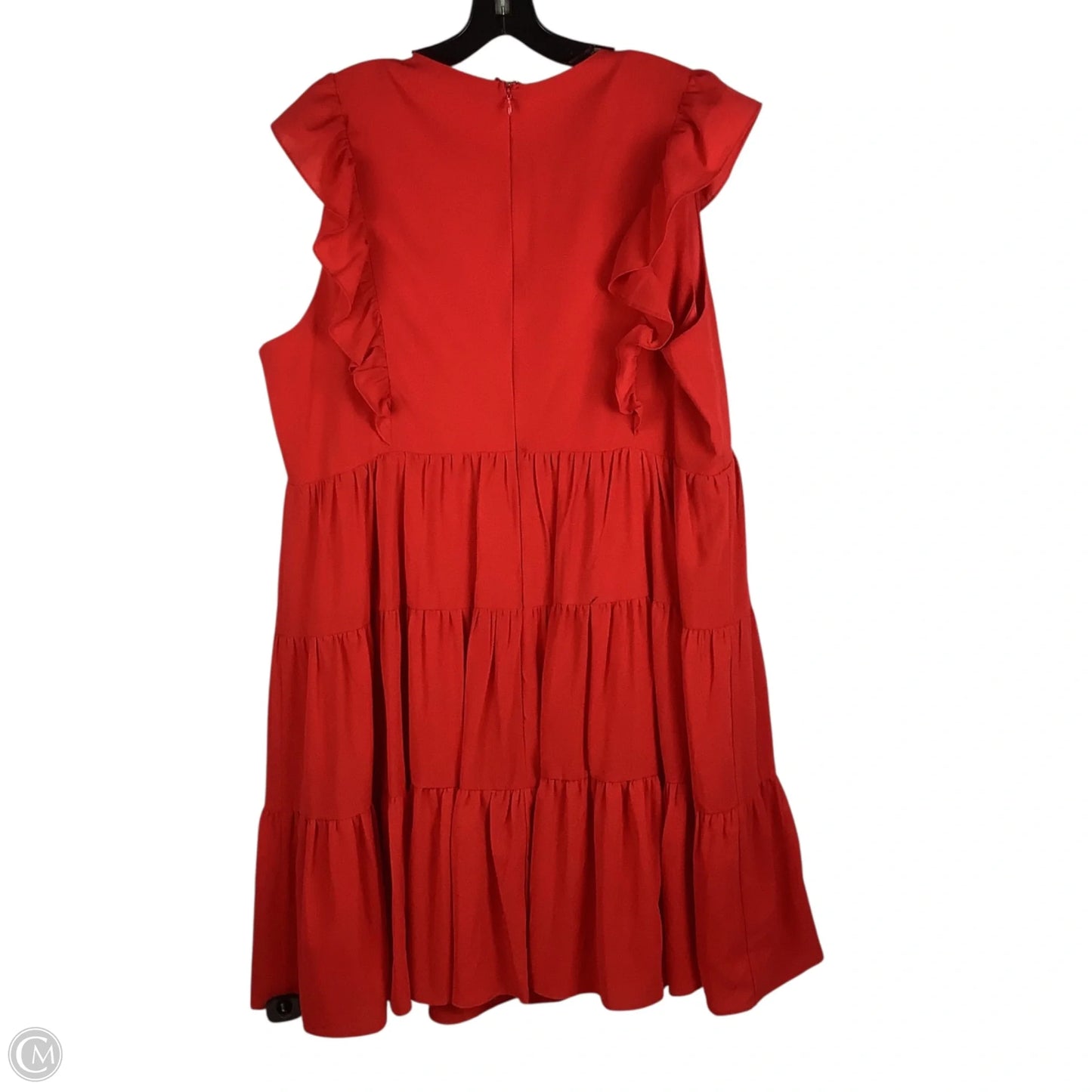 Dress Casual Midi By She + Sky In Red, Size: 2x