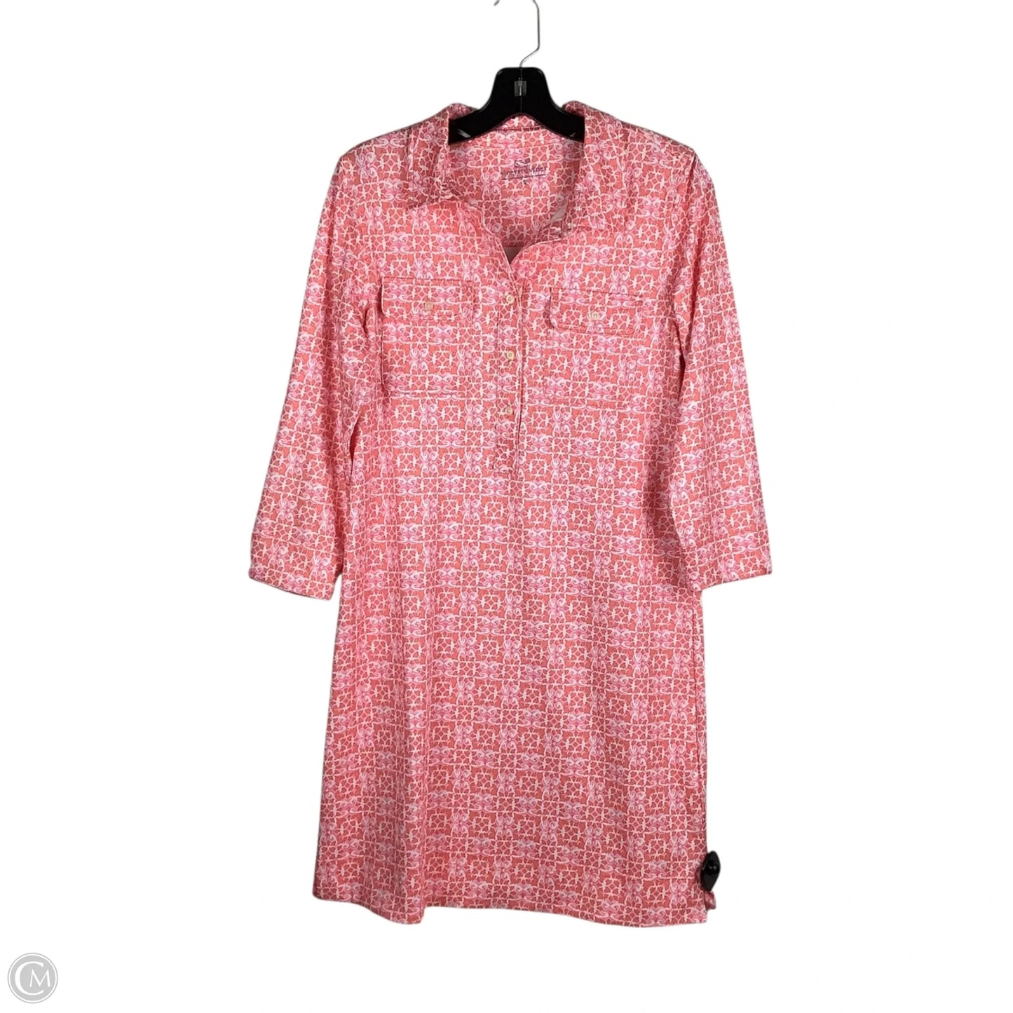 Dress Casual Midi By Vineyard Vines In Pink, Size: S