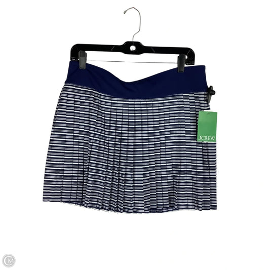 Athletic Skort By J. Crew In Striped Pattern, Size: L
