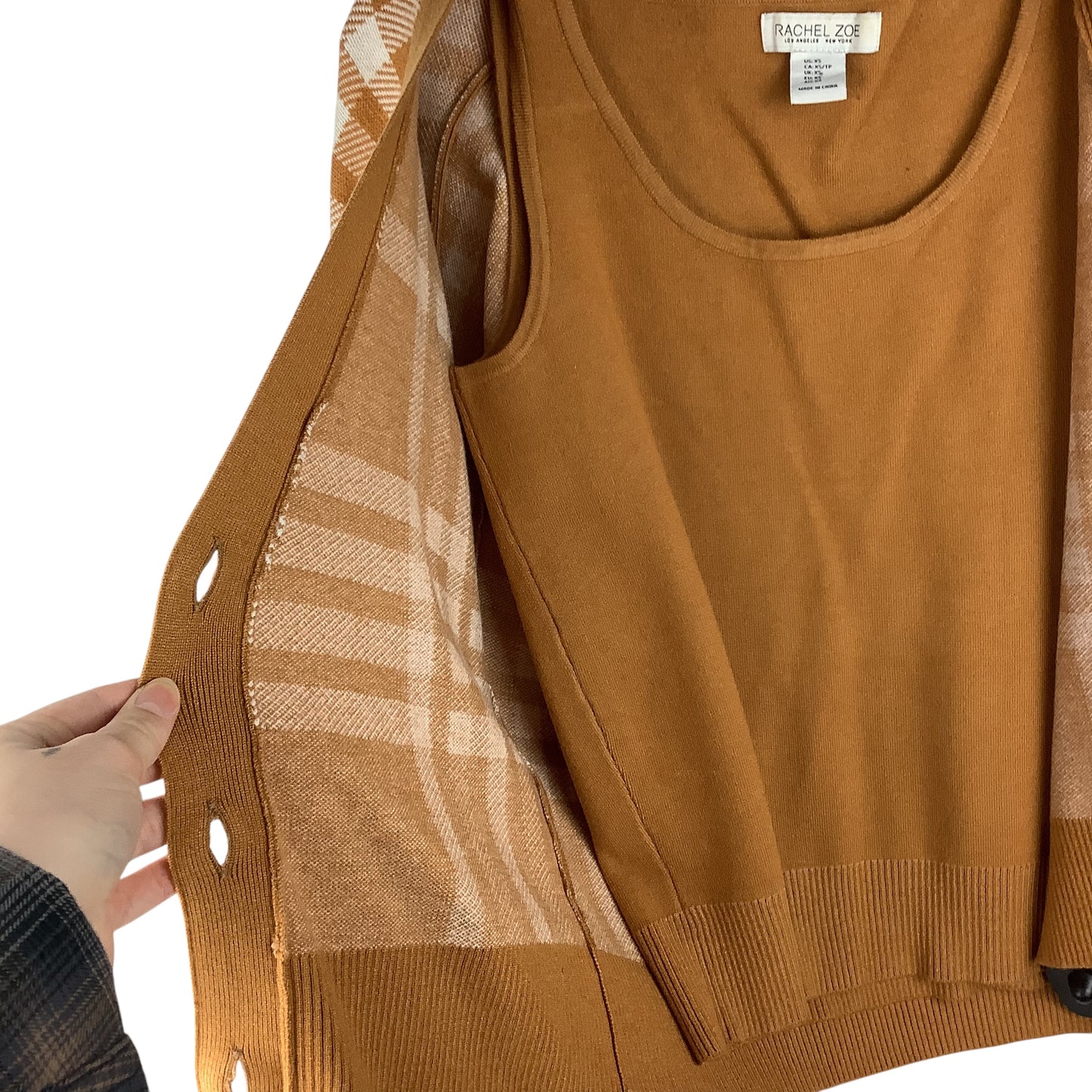 Sweater 2pc By Rachel Zoe In Orange, Size: Xs
