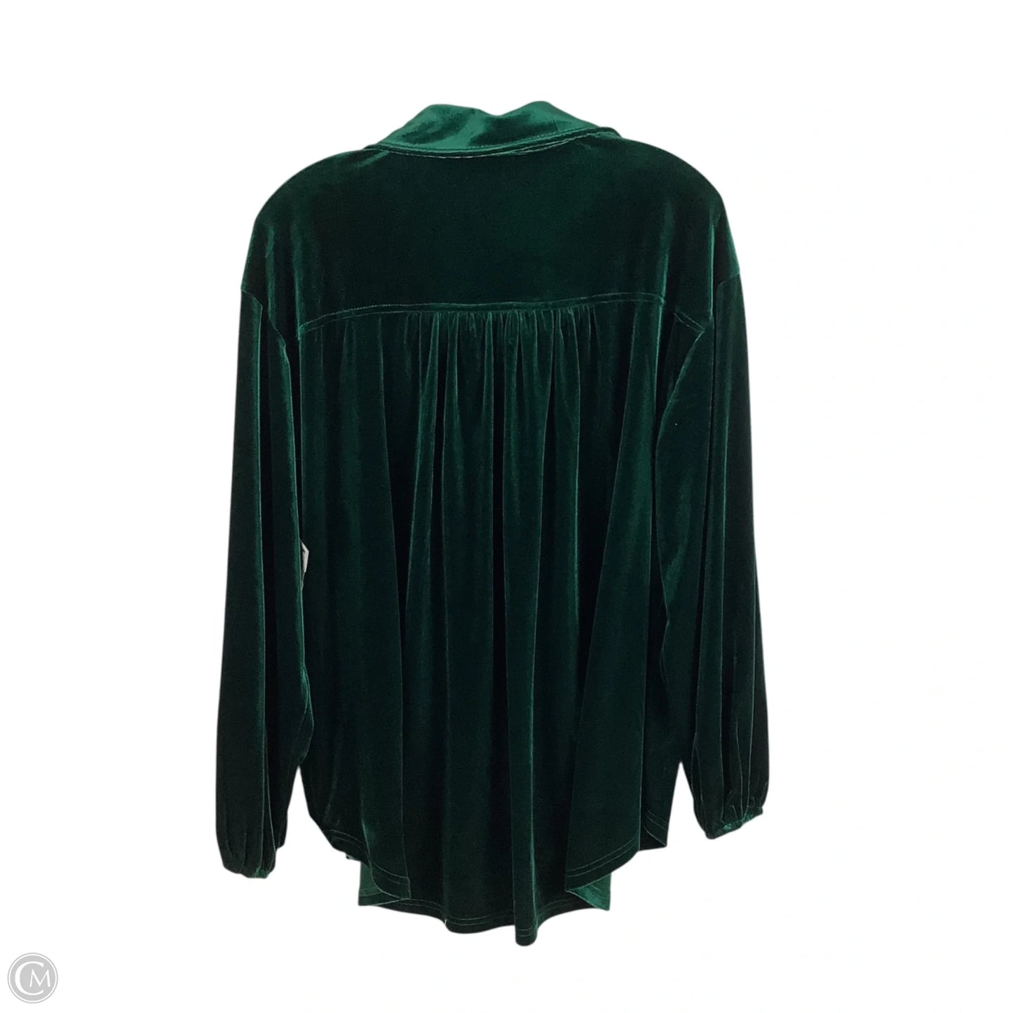Top Long Sleeve By Jodifl In Green, Size: 1x