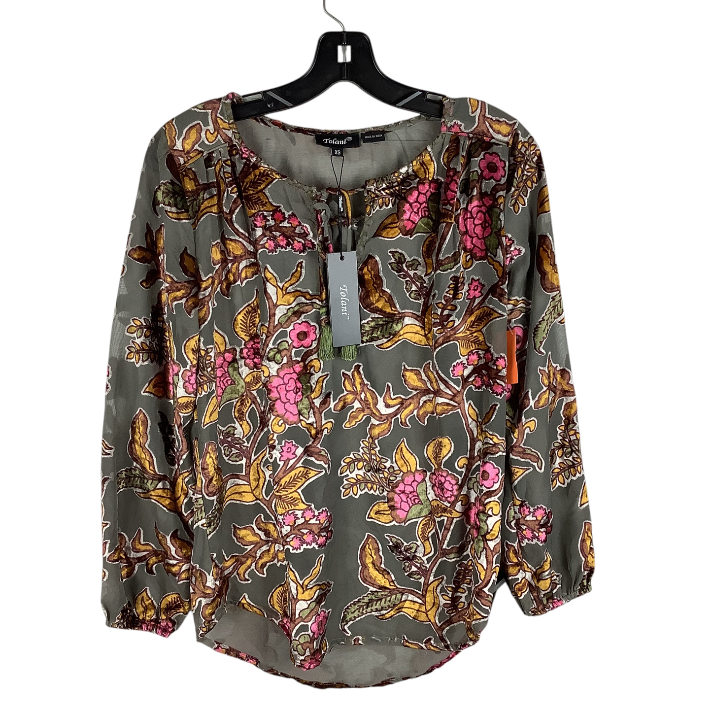 Top Long Sleeve By Tolani Size: Xs
