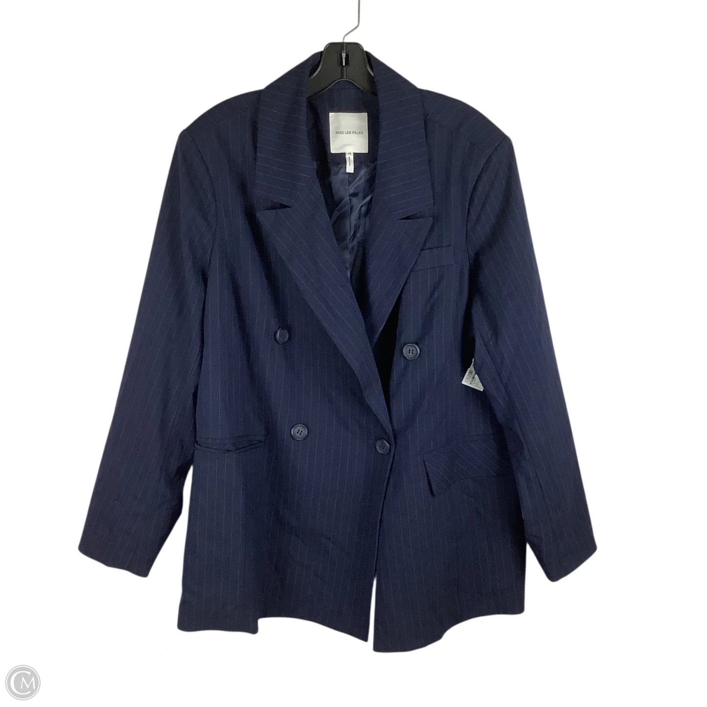Blazer By Avec Les Filles In Navy, Size: 1x