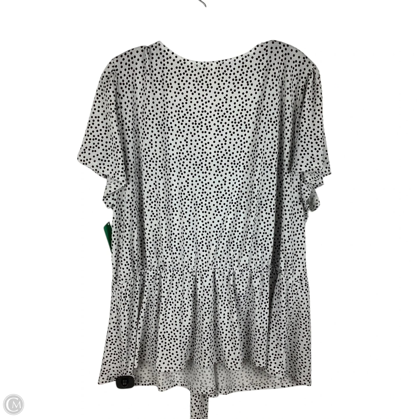 Top Short Sleeve By Clothes Mentor In Polkadot Pattern, Size: Xl