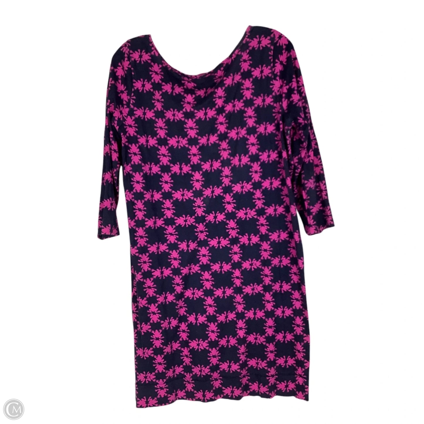 Dress Designer By Lilly Pulitzer In Navy, Size: L