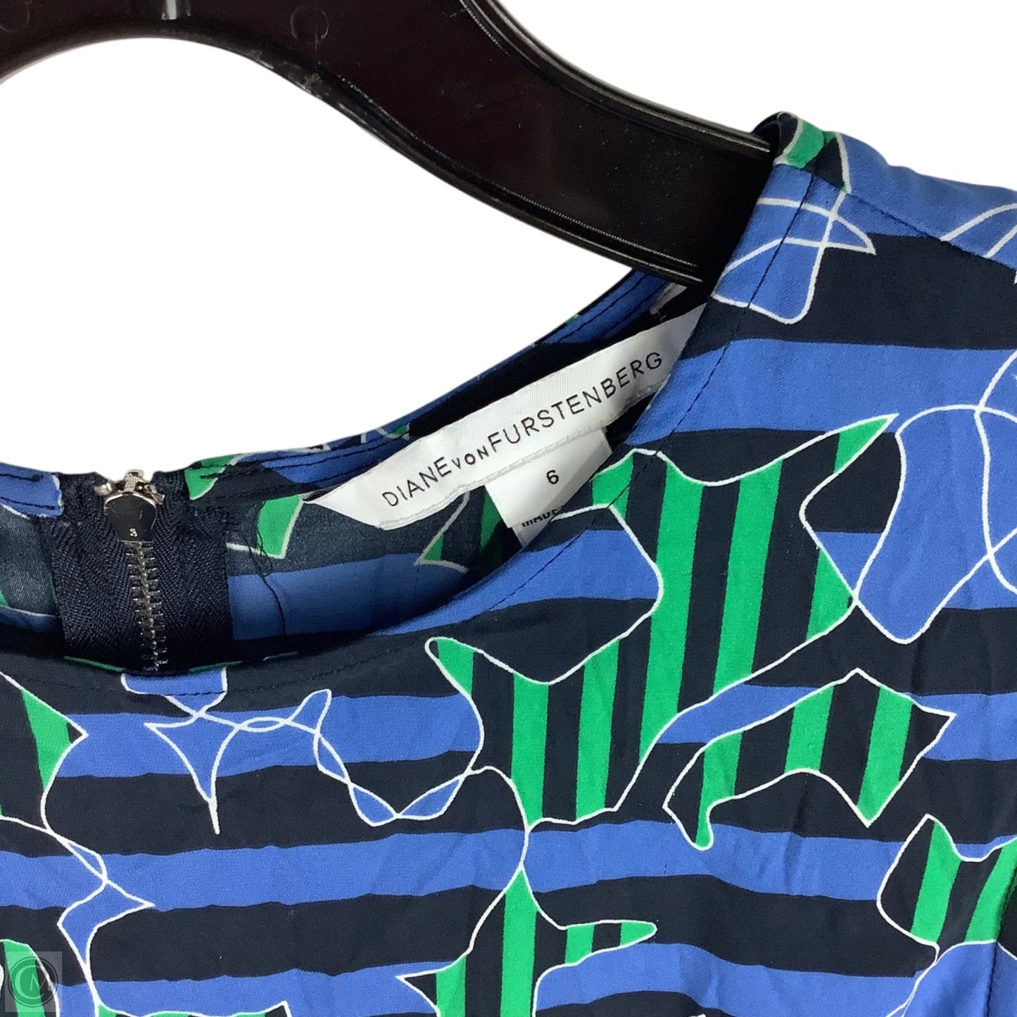 Dress Designer By Diane Von Furstenberg In Blue, Size: 6