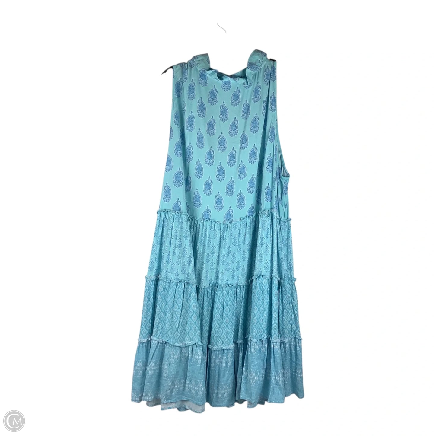 Dress Casual Midi By Crown And Ivy In Blue, Size: 3x