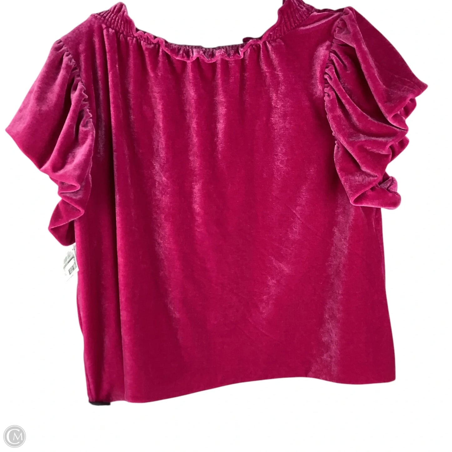 Top Short Sleeve By Free People In Pink, Size: S