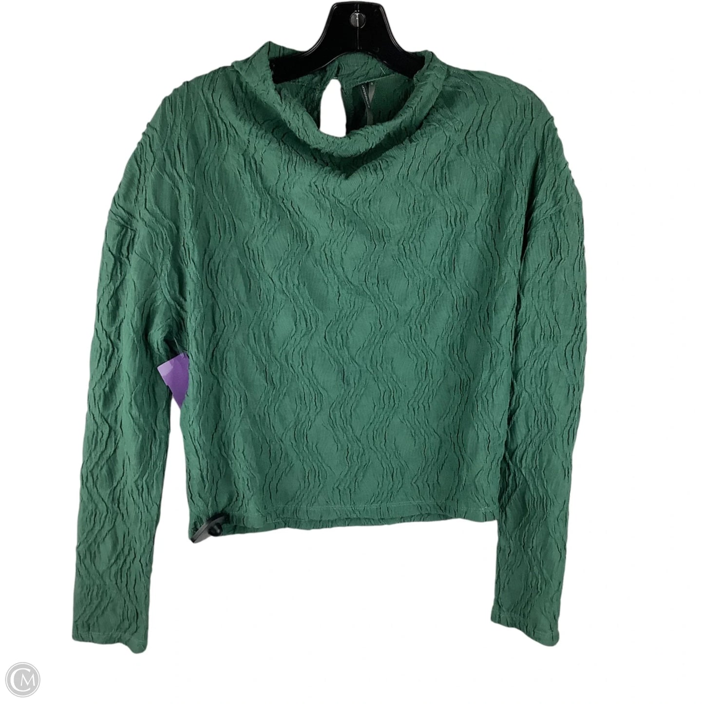 Top Long Sleeve By Anthropologie In Green, Size: Xs