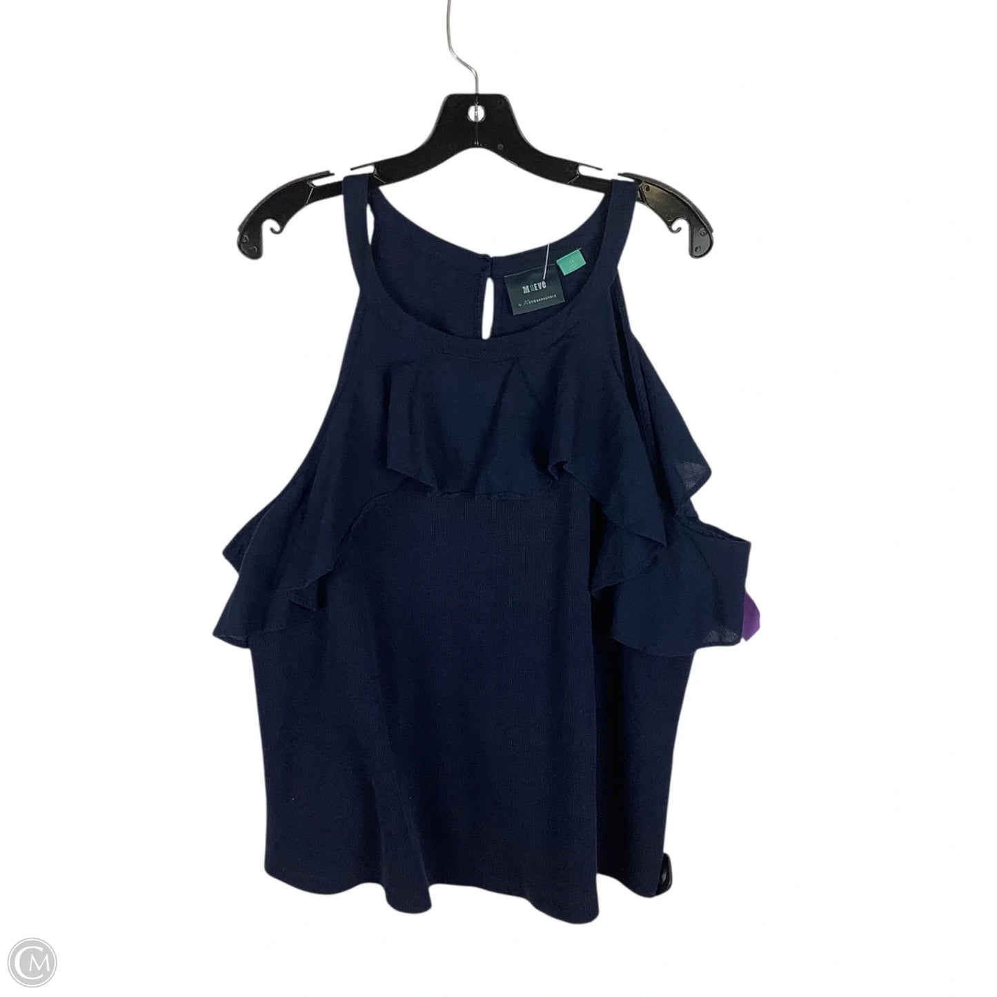 Top Sleeveless By Maeve In Navy, Size: 3x