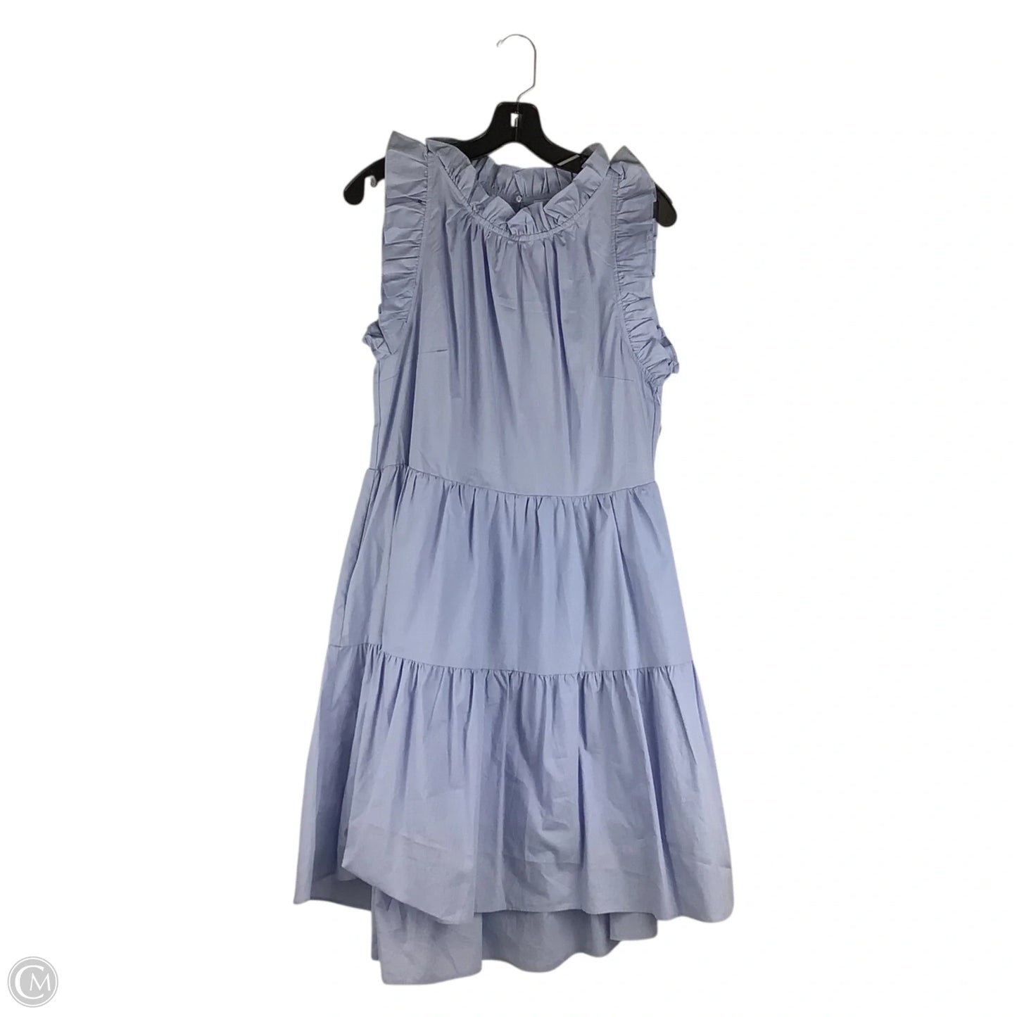 Dress Casual Midi By Clothes Mentor In Blue, Size: L