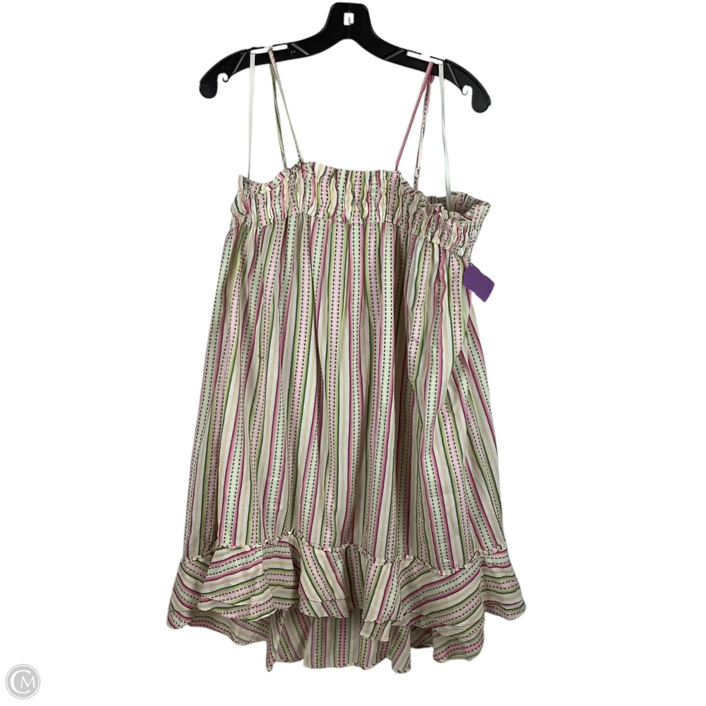 Dress Casual Midi By Anthropologie In Striped Pattern, Size: L