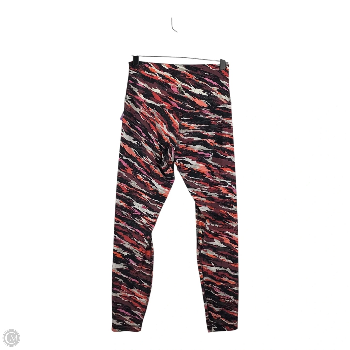 Athletic Leggings By Lululemon In Red, Size: S