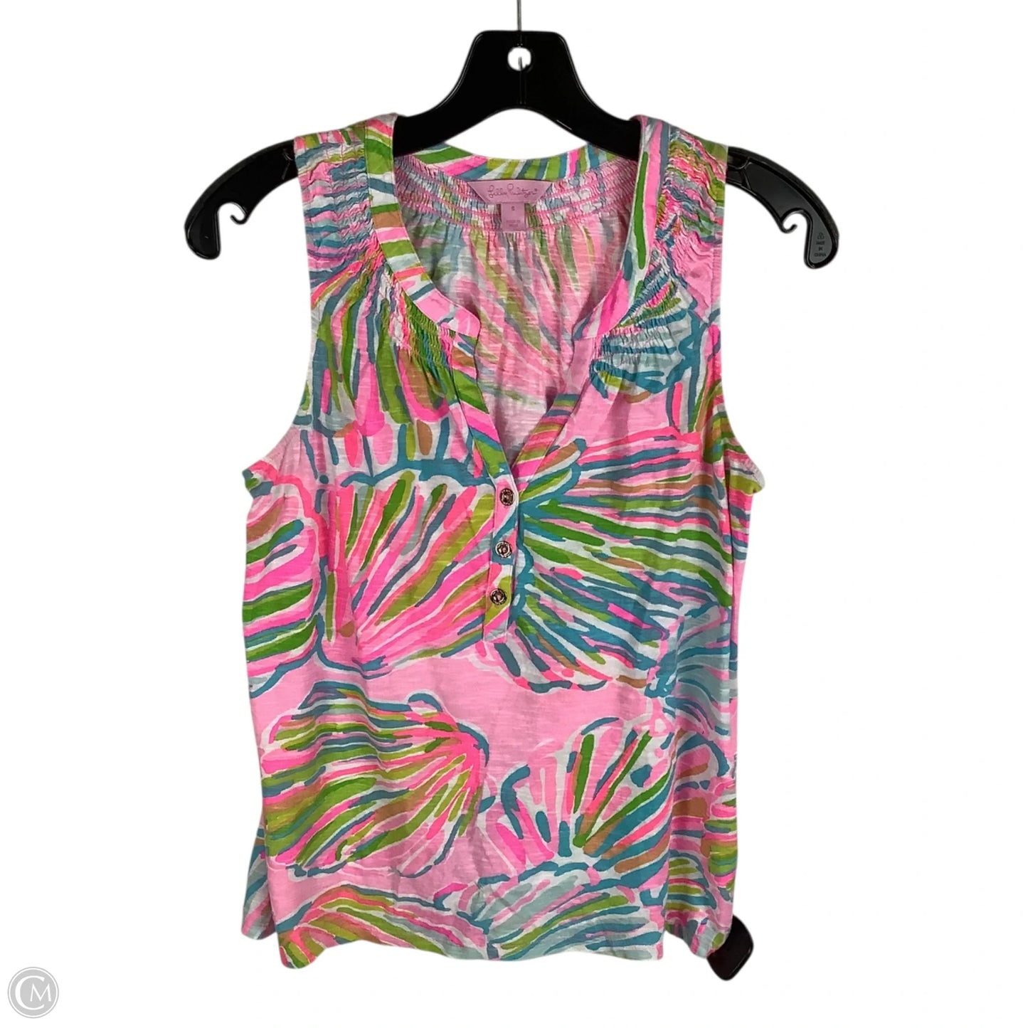 Top Sleeveless Designer By Lilly Pulitzer In Multi-colored, Size: S