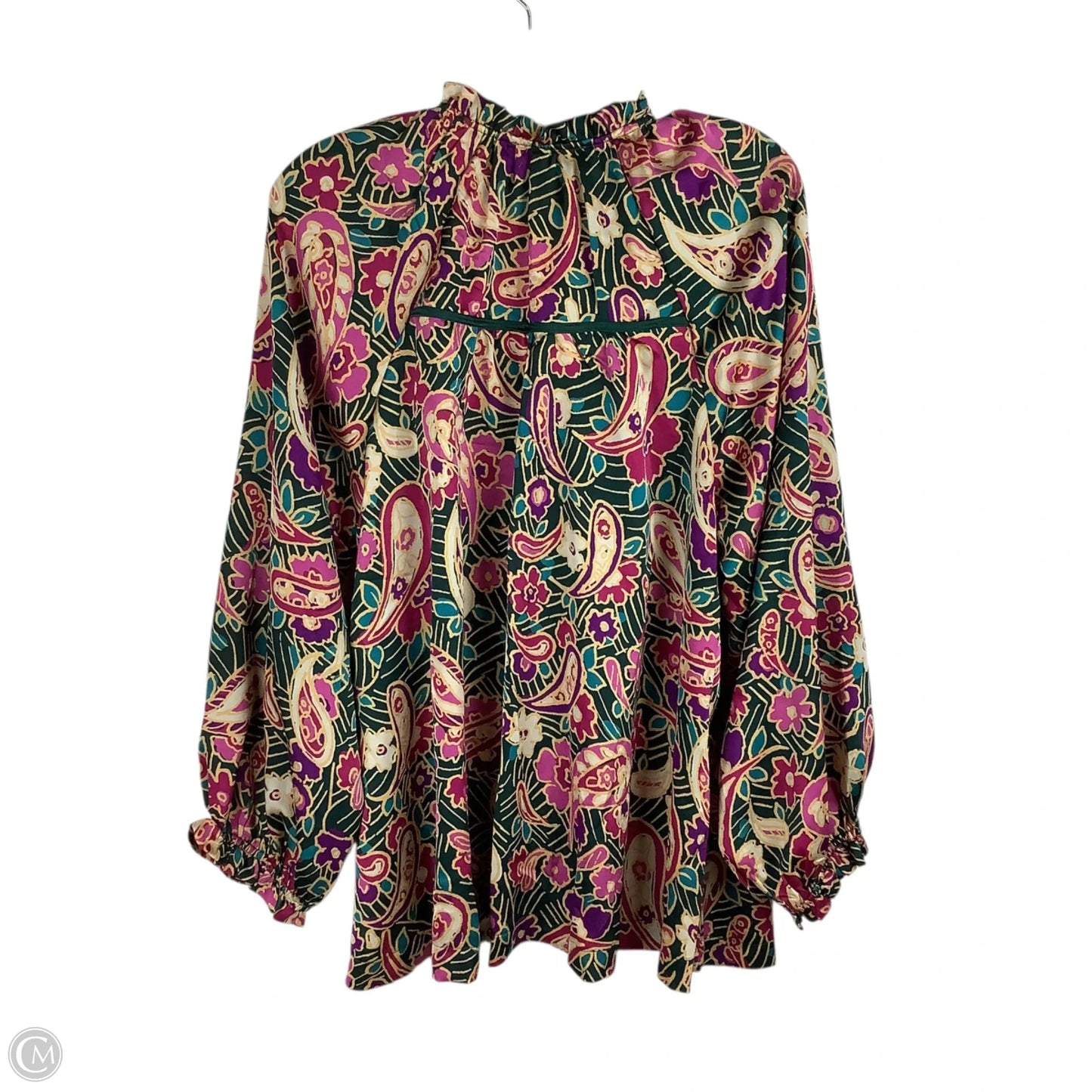 Top Long Sleeve By Umgee In Green, Size: Xl