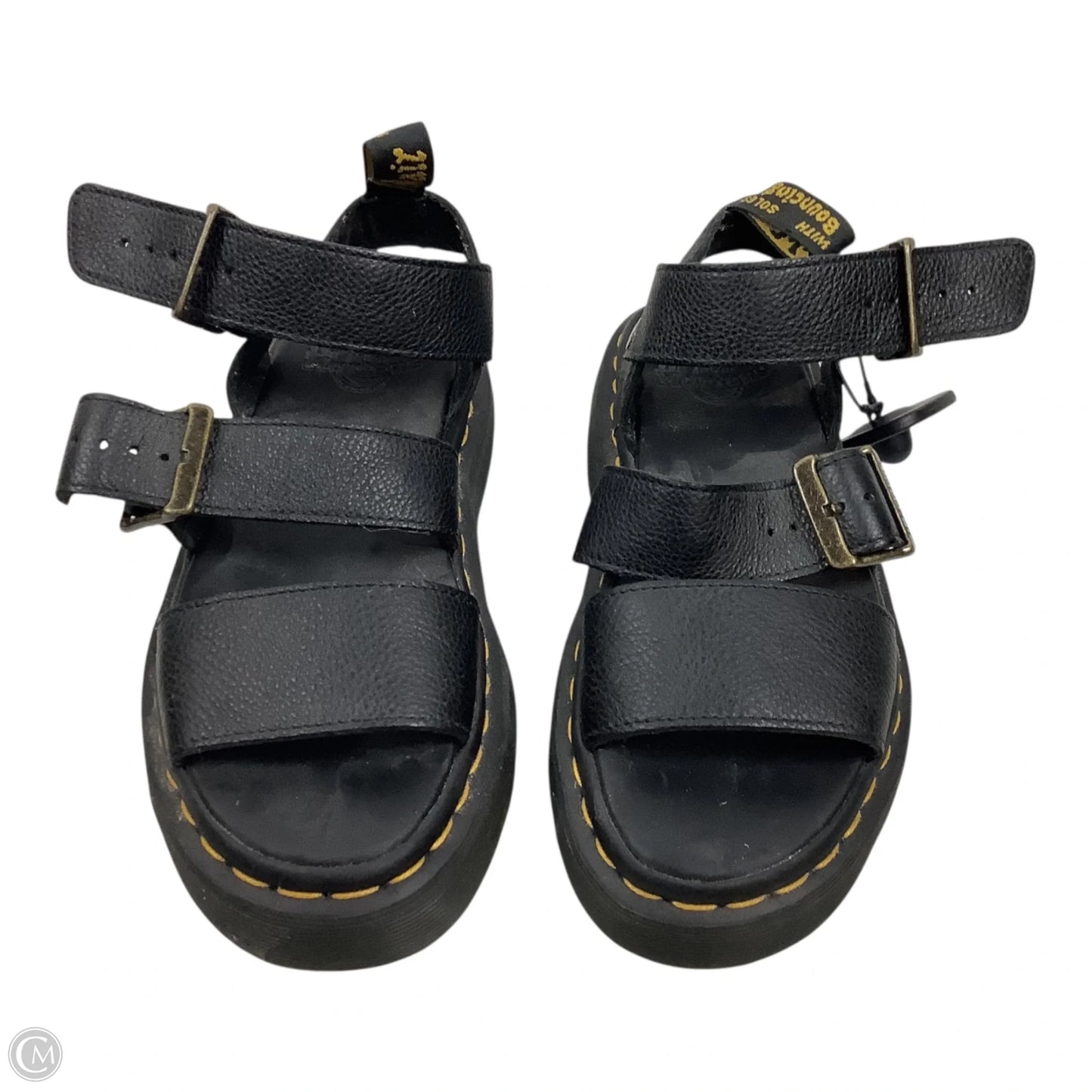 Sandals Flats By Dr Martens In Black, Size: 5