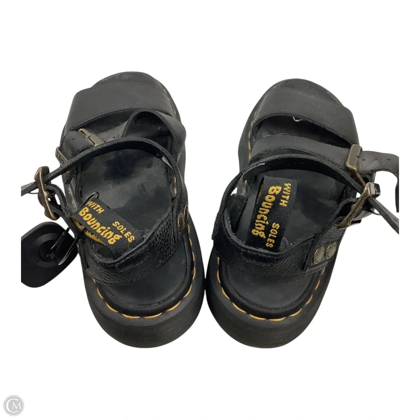 Sandals Flats By Dr Martens In Black, Size: 5