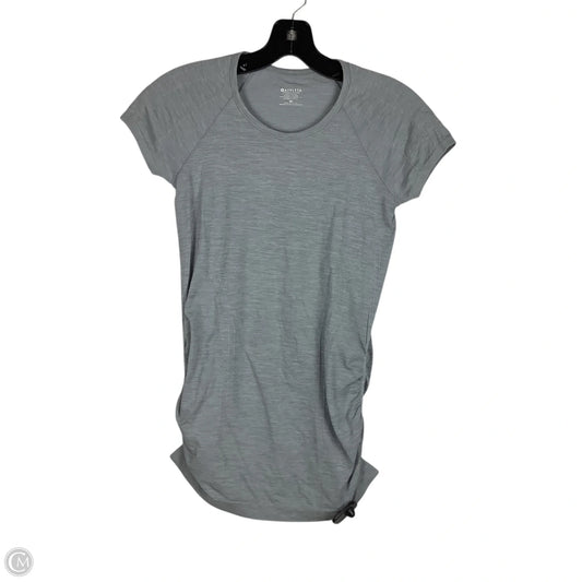 Athletic Top Short Sleeve By Athleta In Grey, Size: Xs