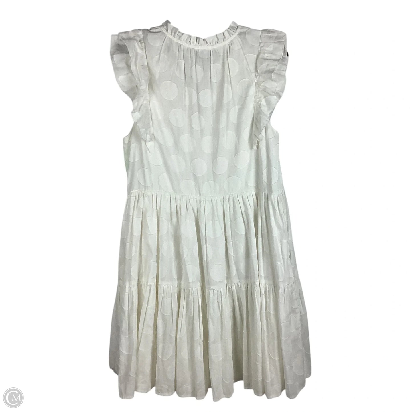 Dress Casual Midi By Clothes Mentor In White, Size: M