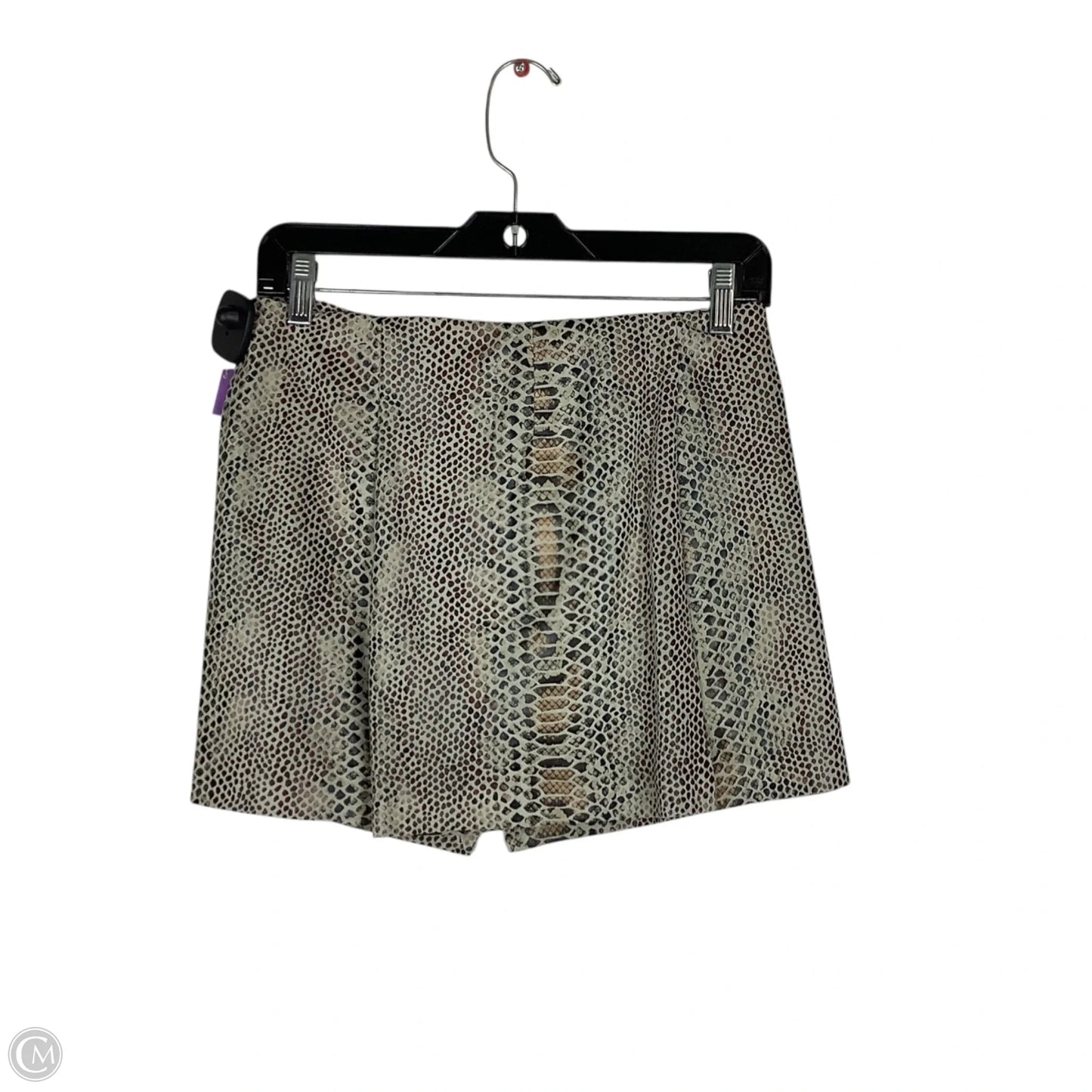 Skirt Mini & Short By Clothes Mentor In Snakeskin Print, Size: M