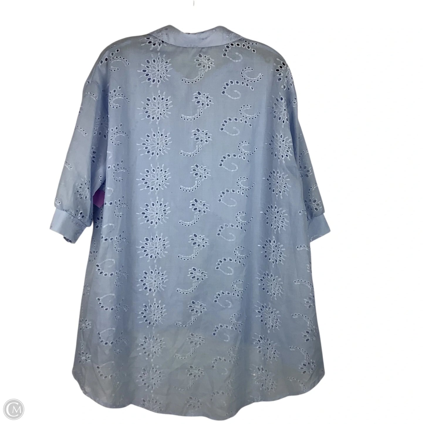 Top Long Sleeve By Clothes Mentor In Blue, Size: M