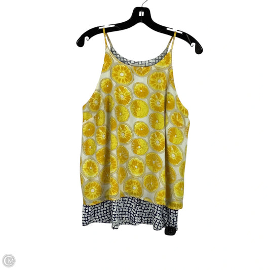 Top Sleeveless By Porridge In Yellow, Size: Mp