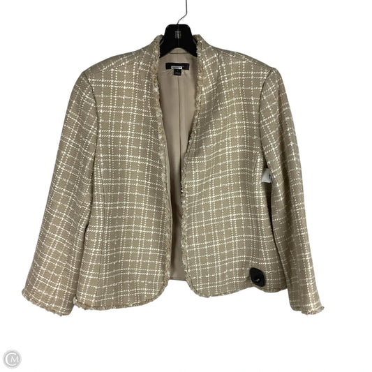 Blazer By Ann Taylor In Cream, Size: 16