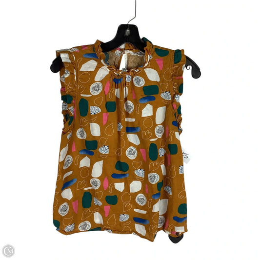 Top Sleeveless By Thml In Yellow, Size: S