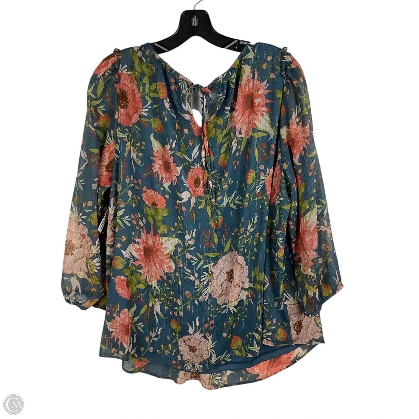 Top Long Sleeve By Clothes Mentor In Multi-colored, Size: 1x